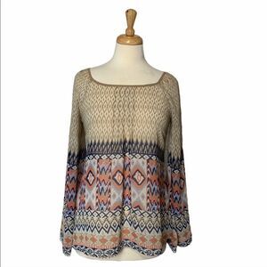 CHARMING CHARLIE Strappy Back Bell Sleeve Top